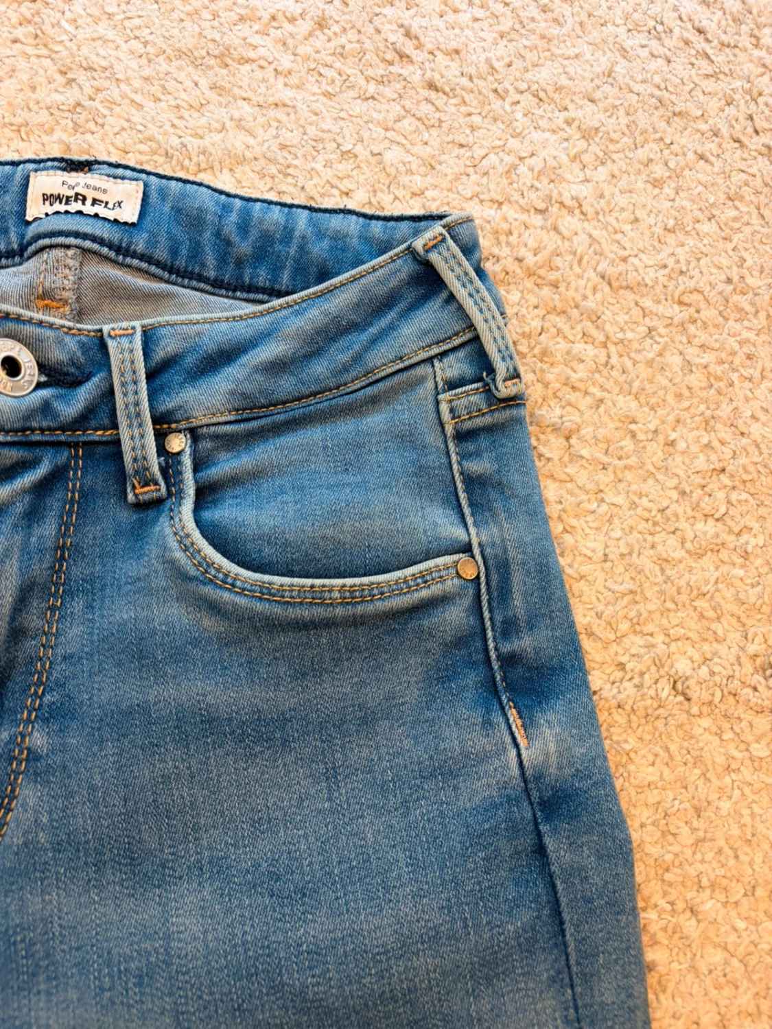 Jeans Pepe Jeans Skinny High Waist "Regent Power Flex" Bleu - Taille W24