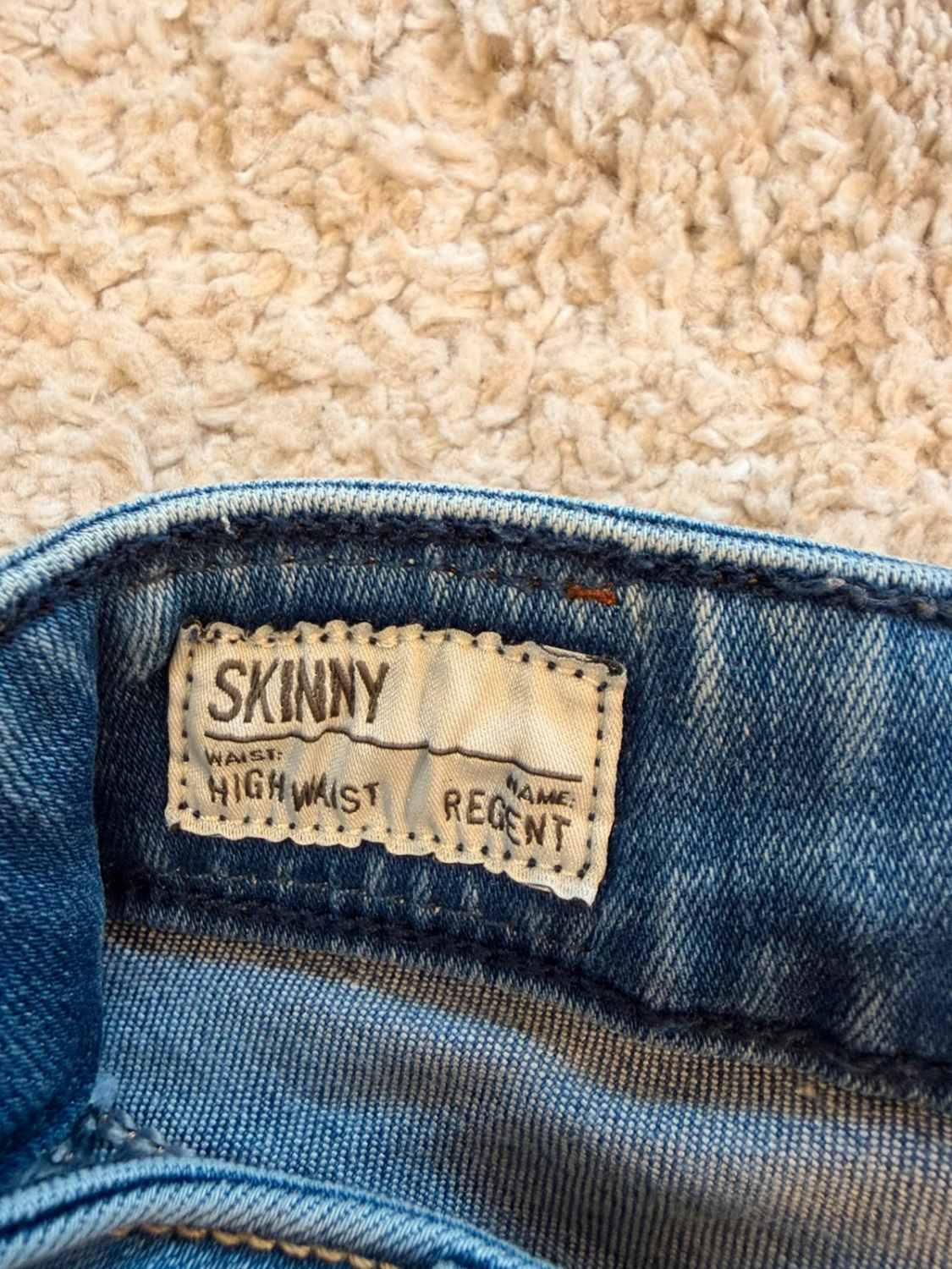 Jeans Pepe Jeans Skinny High Waist "Regent Power Flex" Bleu - Taille W24