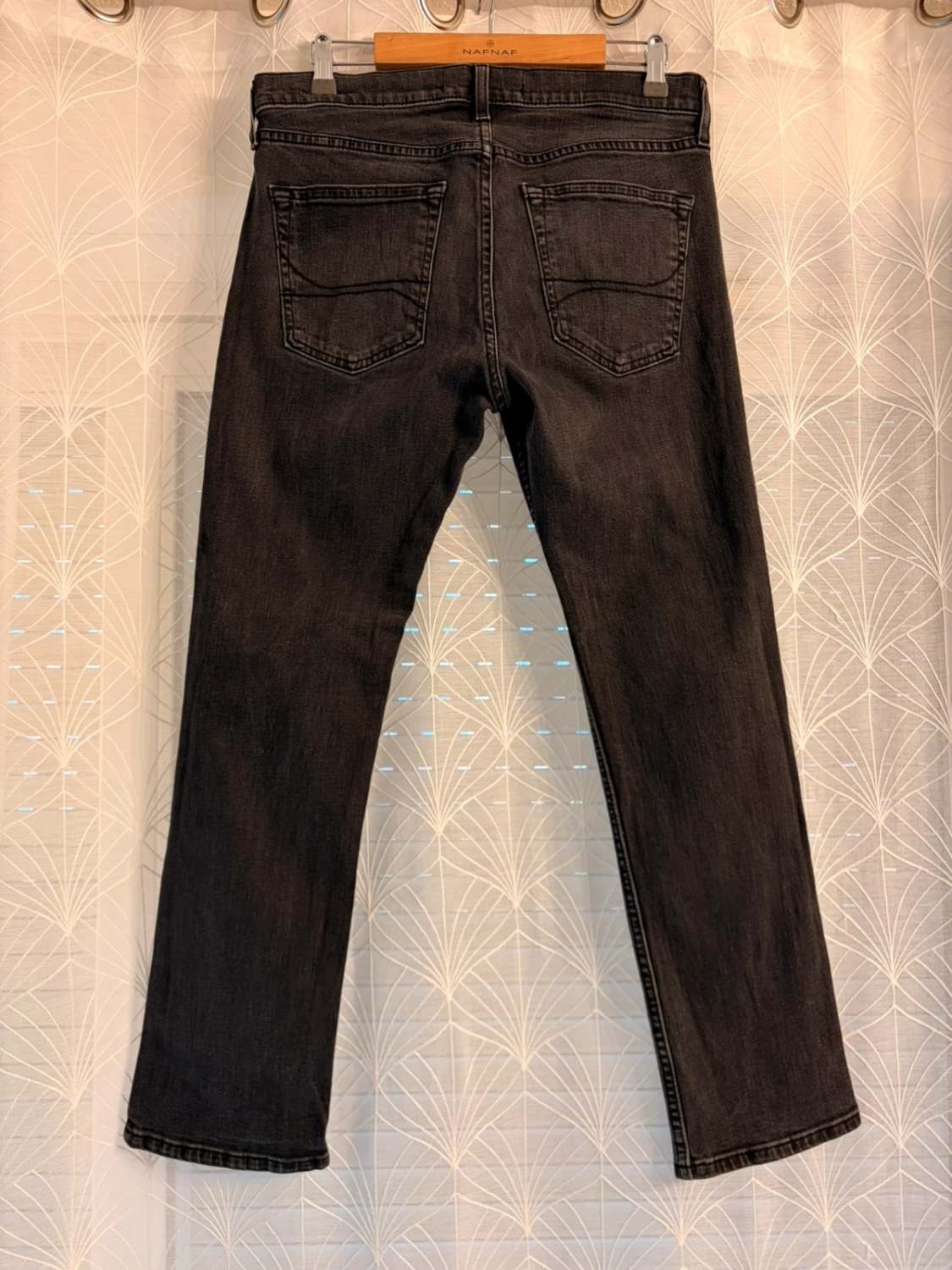 Jeans Hollister Troués Gris - Taille W32L30