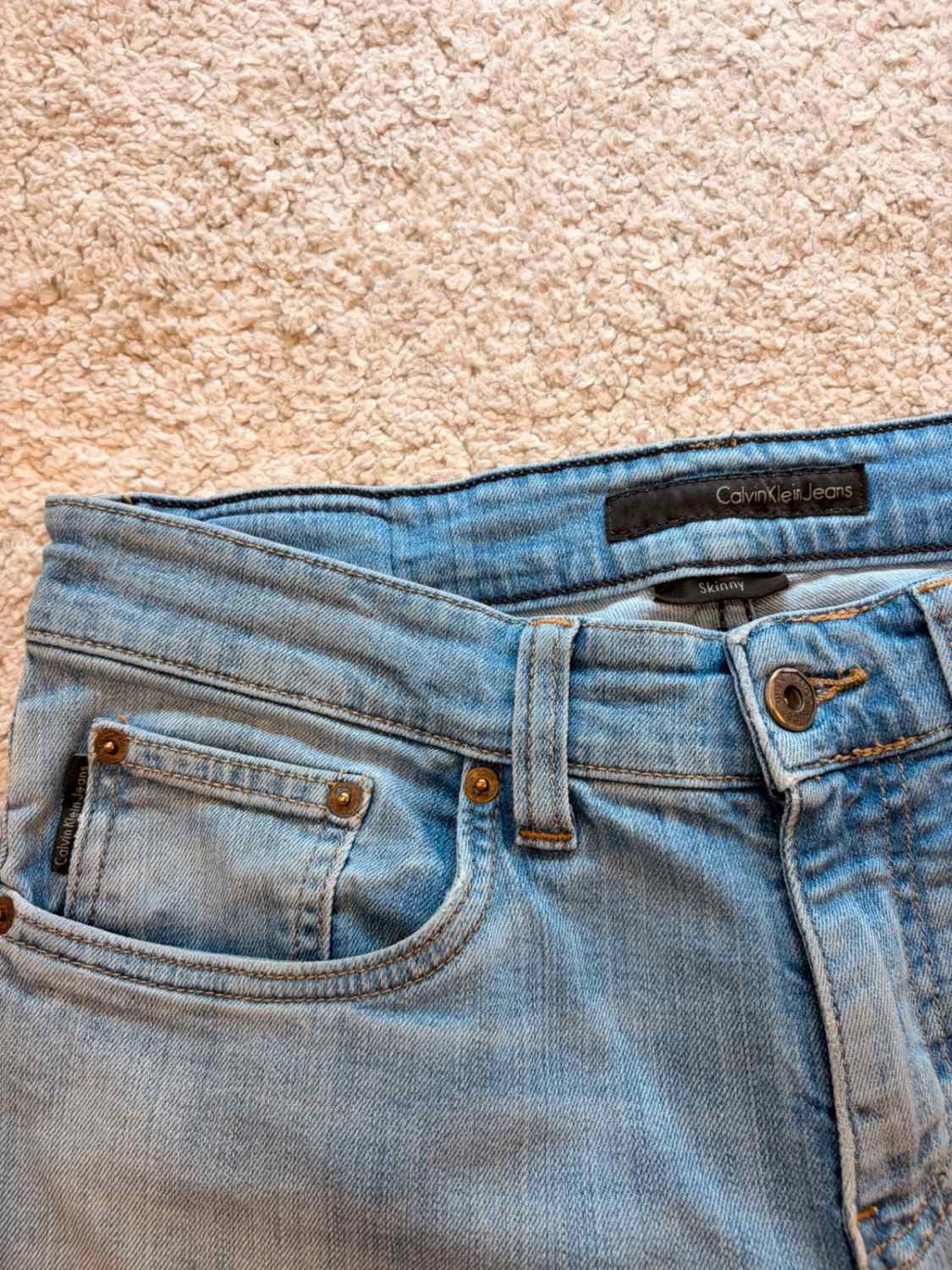 Jeans Calvin Klein Skinny Bleu Clair - Taille W30