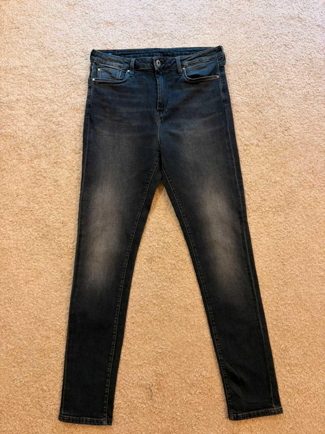 Jeans Pepe Jeans Slim Leg High Waist Gris - Taille W28