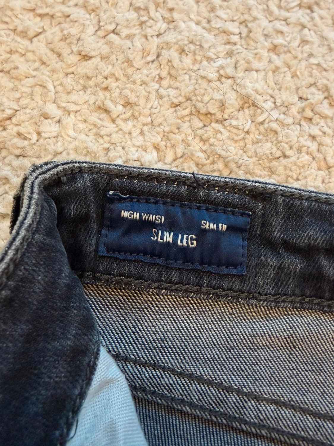Jeans Pepe Jeans Slim Leg High Waist Gris - Taille W28