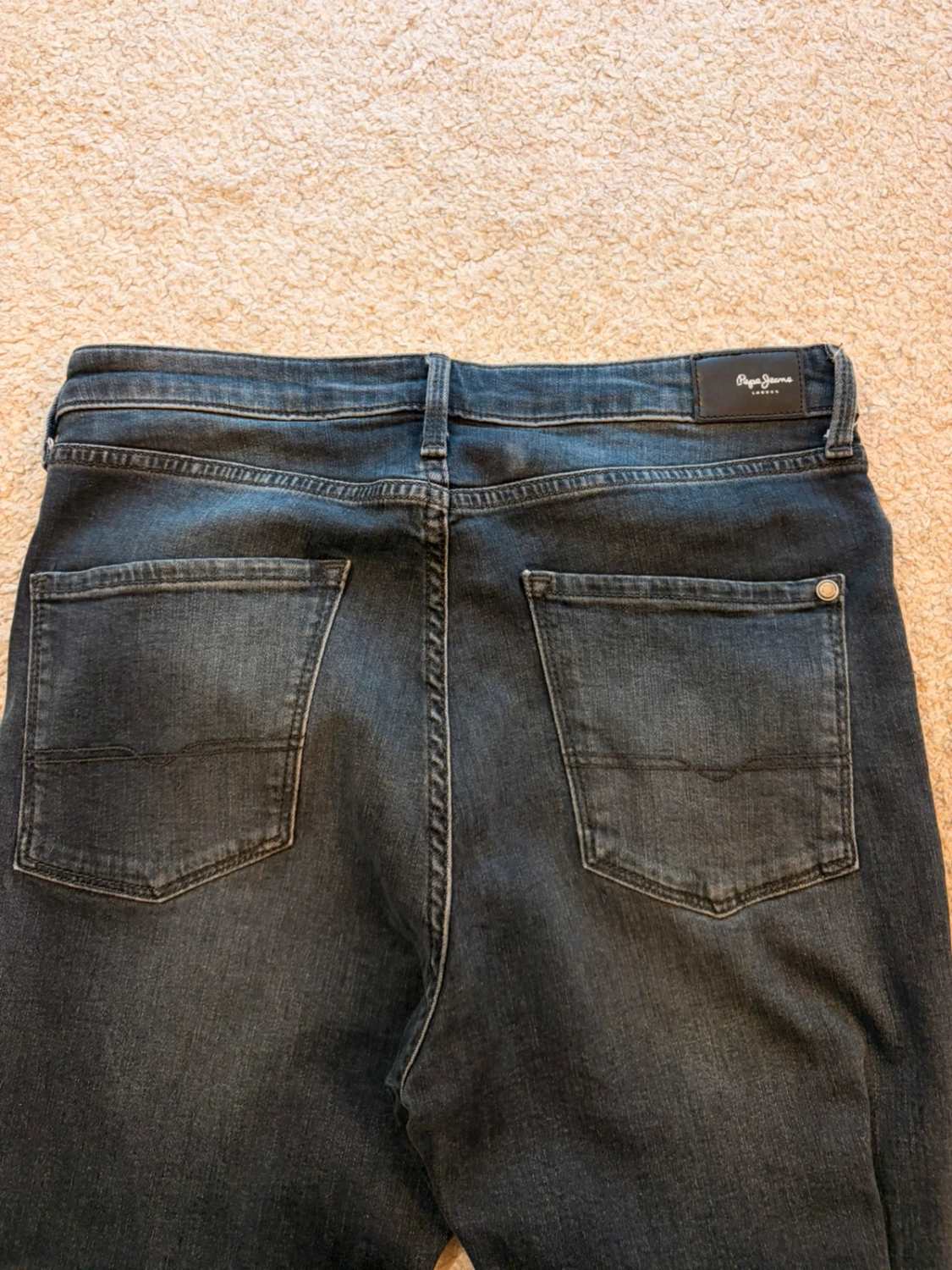Jeans Pepe Jeans Slim Leg High Waist Gris - Taille W28