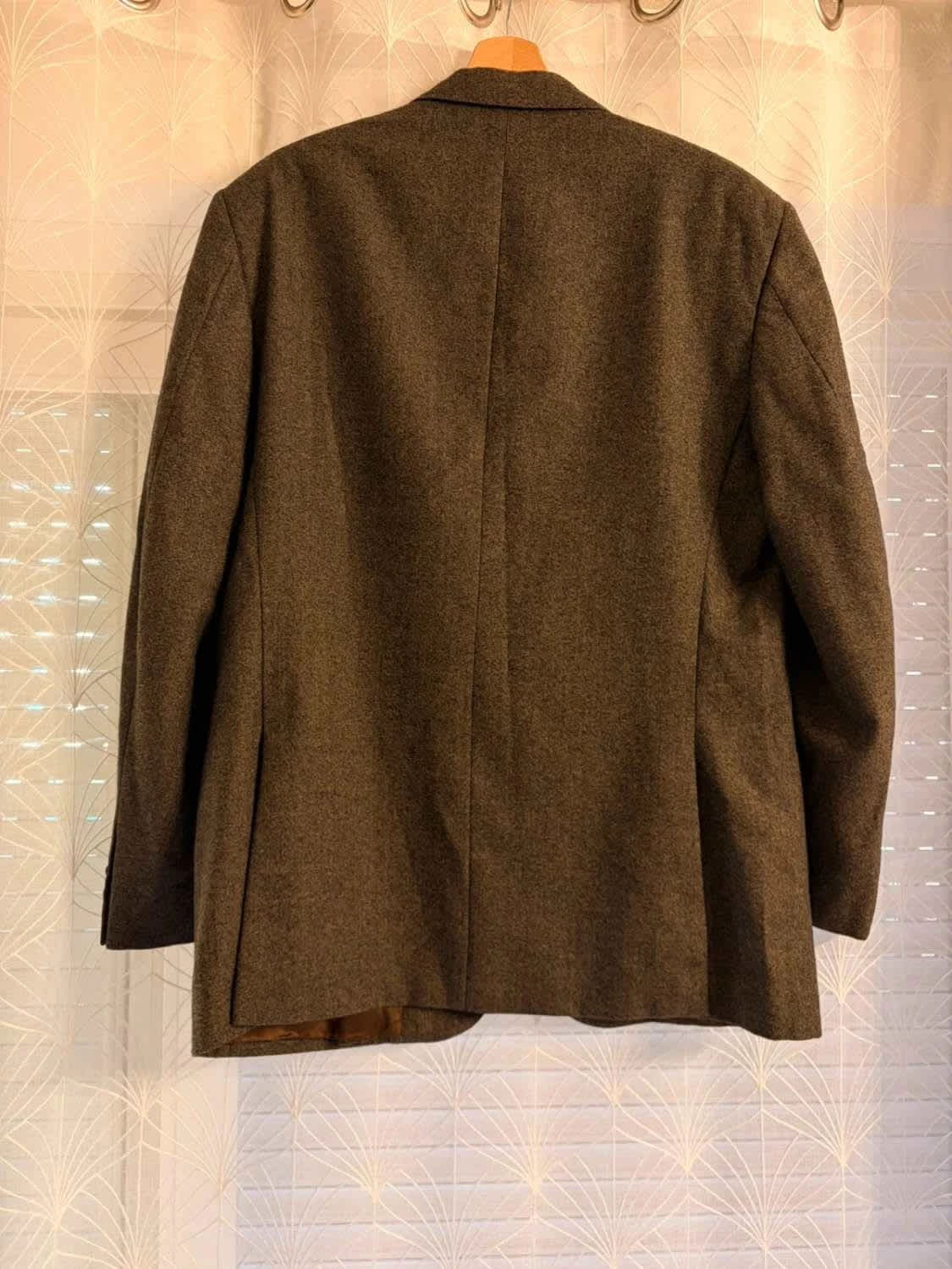 Blazer Pierre Cardin Laine Tasmania Kaki/Noir - Rétro & Distingué