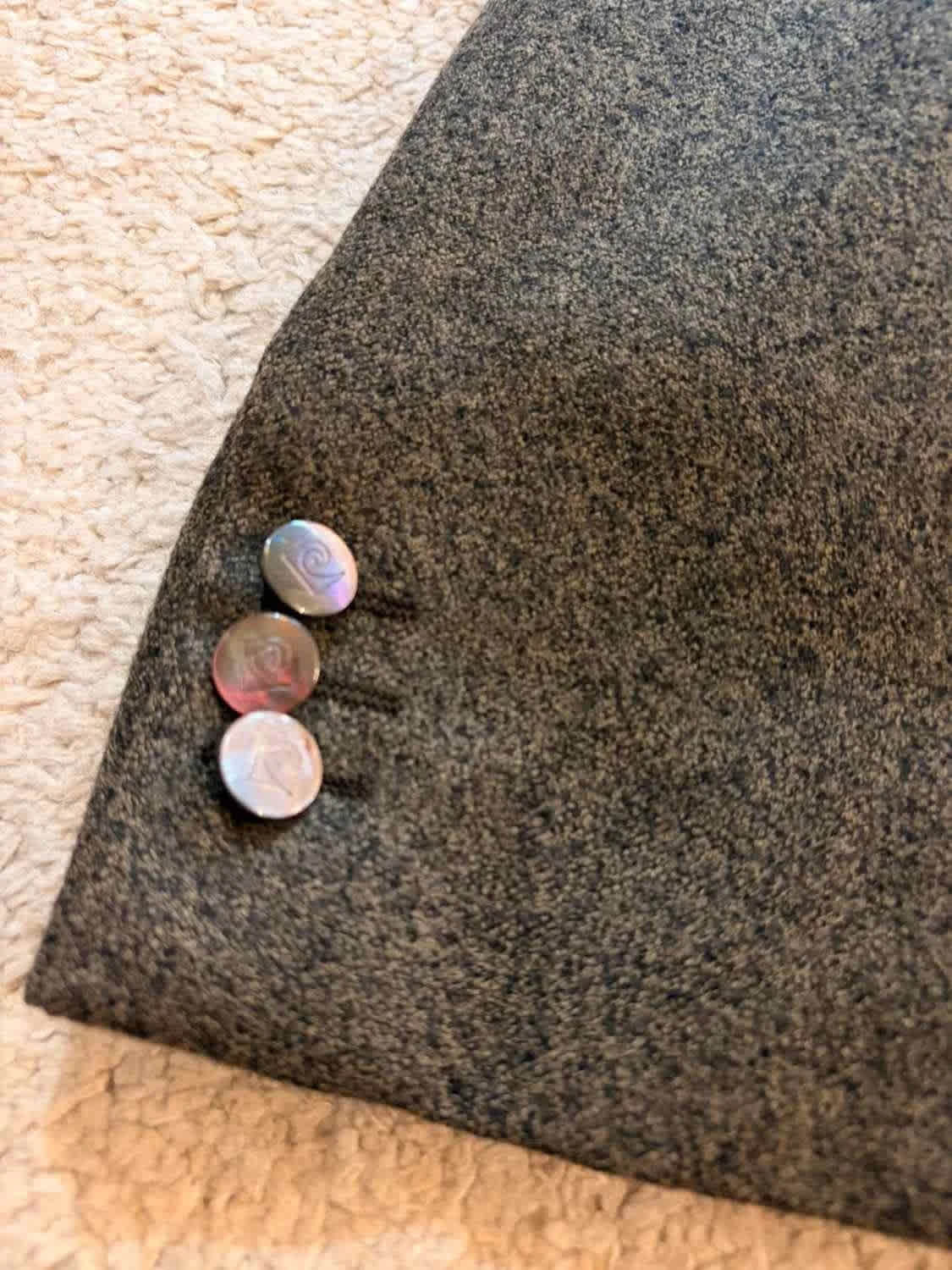 Blazer Pierre Cardin Laine Tasmania Kaki/Noir - Rétro & Distingué