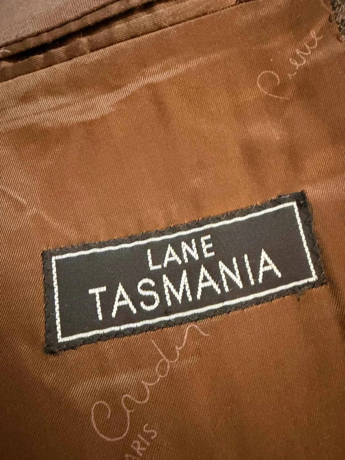 Blazer Pierre Cardin Laine Tasmania Kaki/Noir - Rétro & Distingué