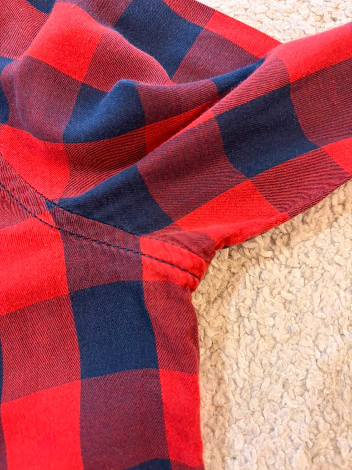 Chemise Ralph Lauren Denim & Supply à Carreaux Marine/Bordeaux/Rouge - Luxe Décontracté