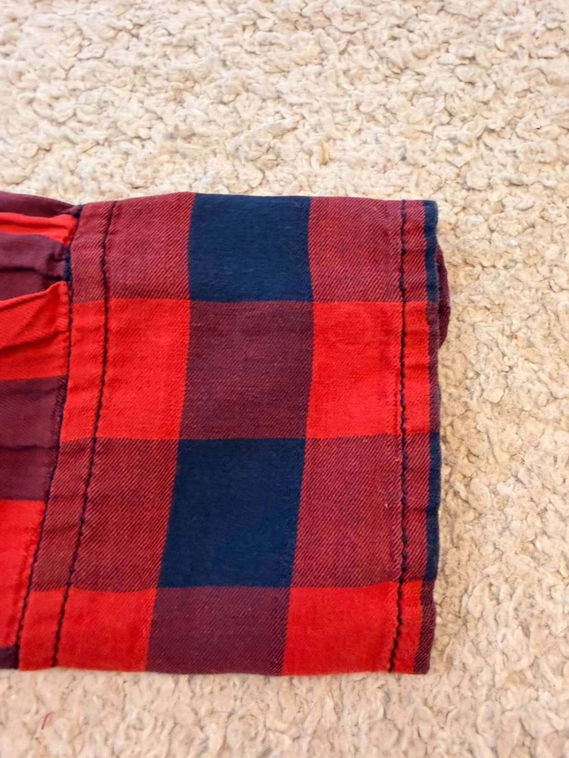 Chemise Ralph Lauren Denim & Supply à Carreaux Marine/Bordeaux/Rouge - Luxe Décontracté