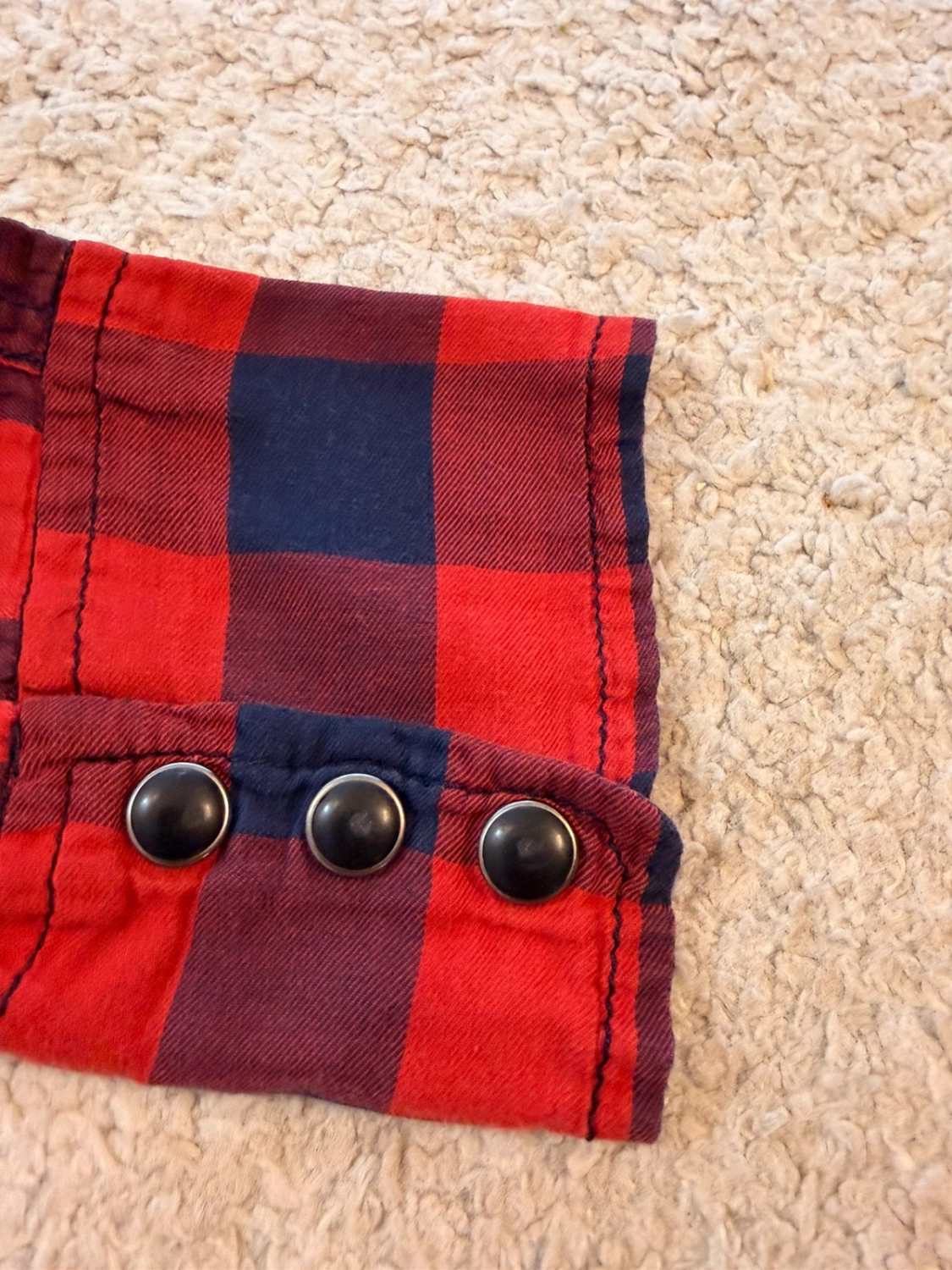 Chemise Ralph Lauren Denim & Supply à Carreaux Marine/Bordeaux/Rouge - Luxe Décontracté