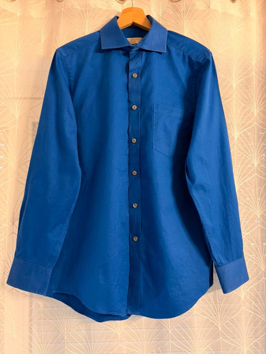 💙 Chemise Michael Kors Bleu - Élégance Minimaliste & Confort