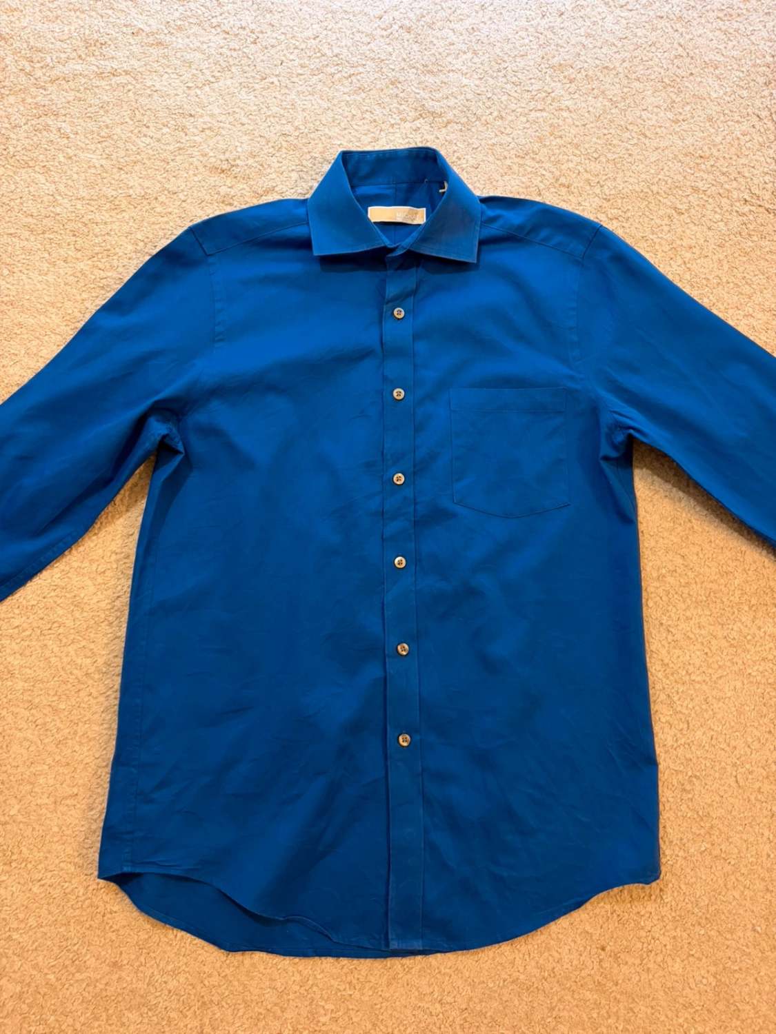 💙 Chemise Michael Kors Bleu - Élégance Minimaliste & Confort