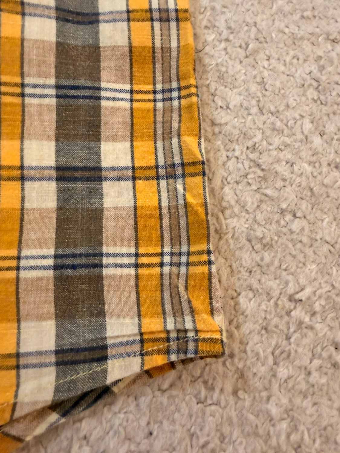🟡🤠 Chemise Marlboro Classics à Carreaux Jaune/Gris - Iconique & Robustesse