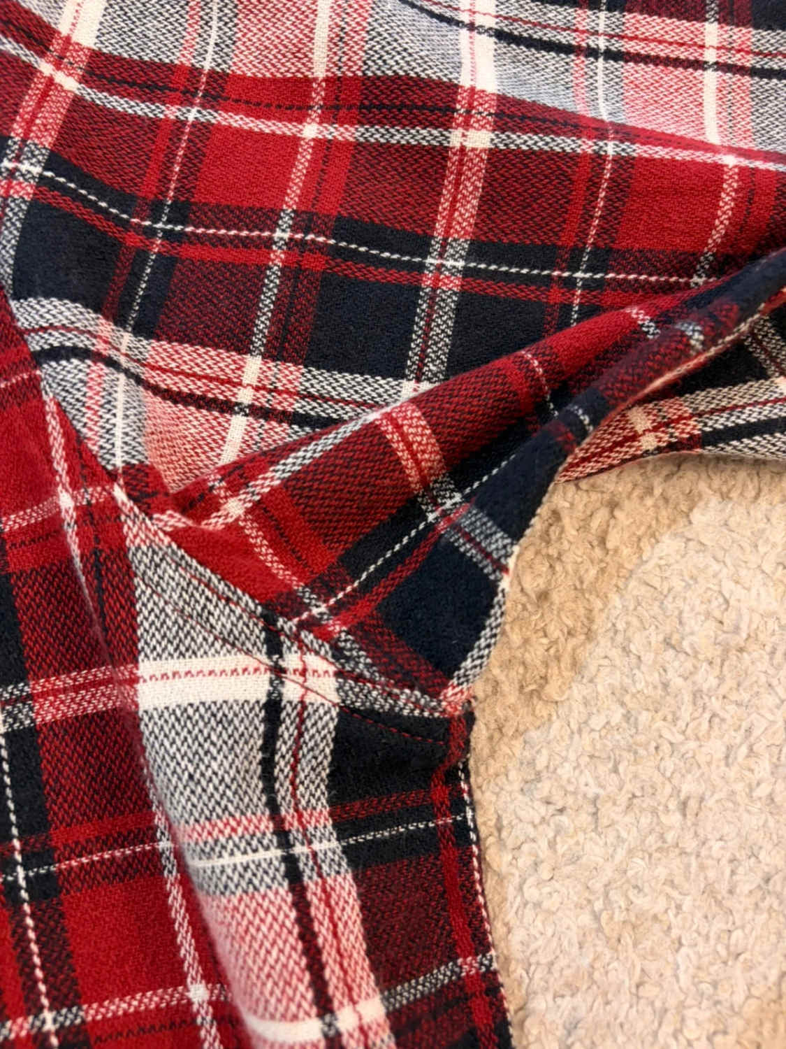 🍷 Chemise Wrangler Authentics Flannel à Carreaux Bordeaux/Noir/Blanc - Chaud & Rustique