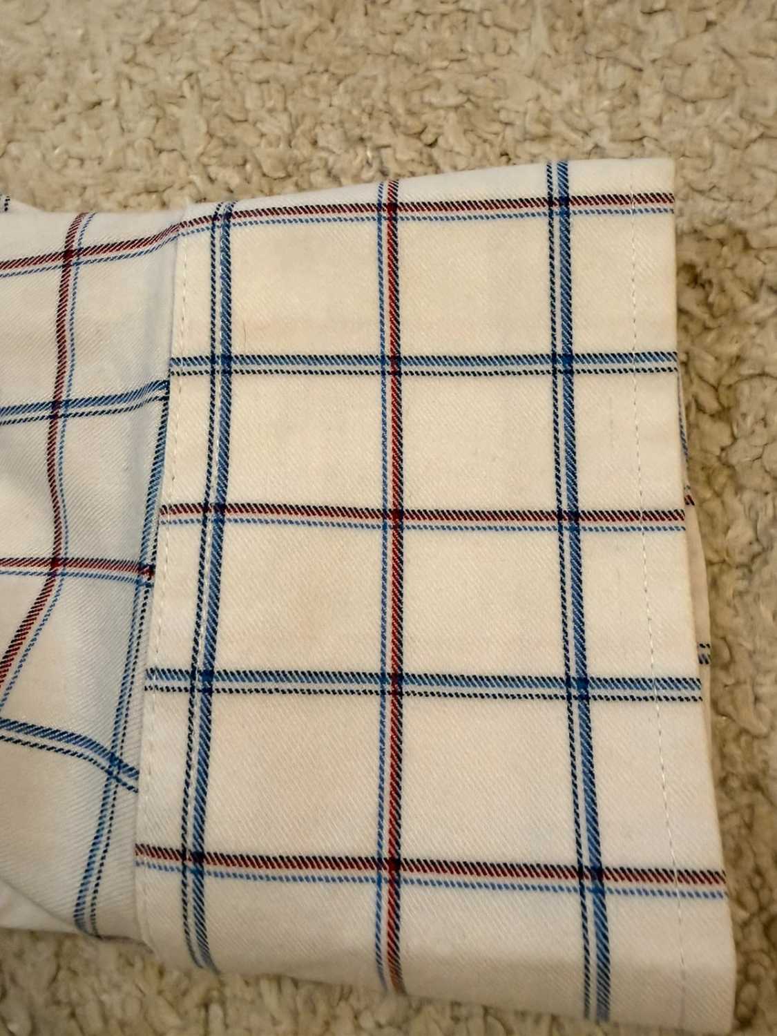 🍁🔵 Chemise Tommy Hilfiger All-Season Stretch à Carreaux Blanc/Bleu/Rouge - Confort