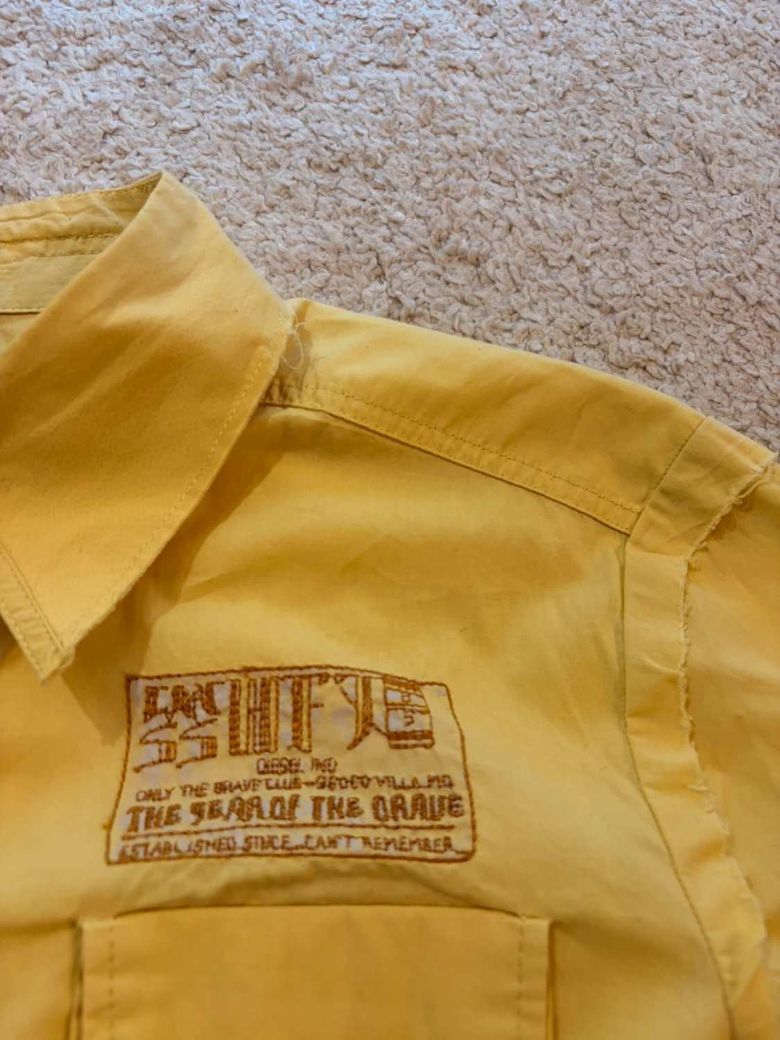 Diesel Yellow Shirt - Bold & Feminine