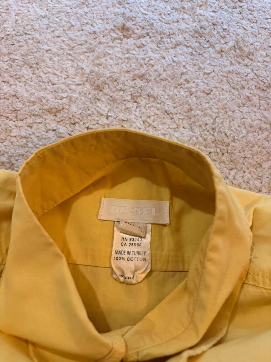 Diesel Yellow Shirt - Bold & Feminine