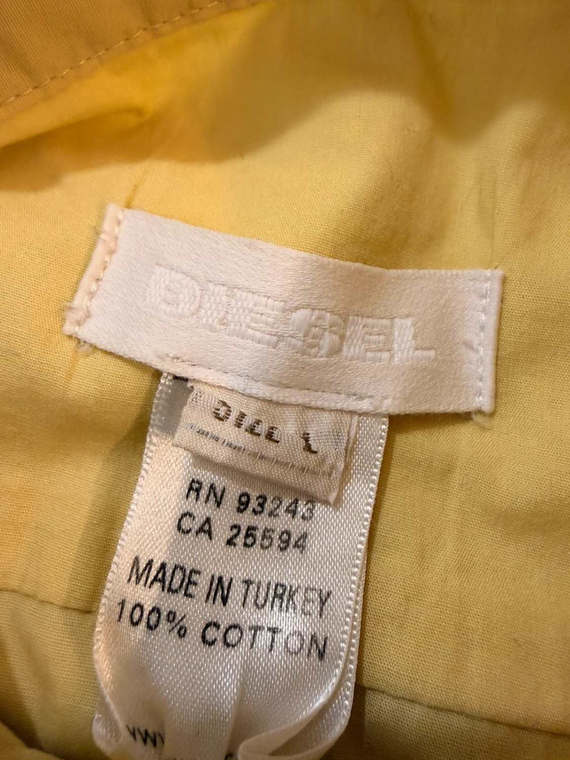 Diesel Yellow Shirt - Bold & Feminine