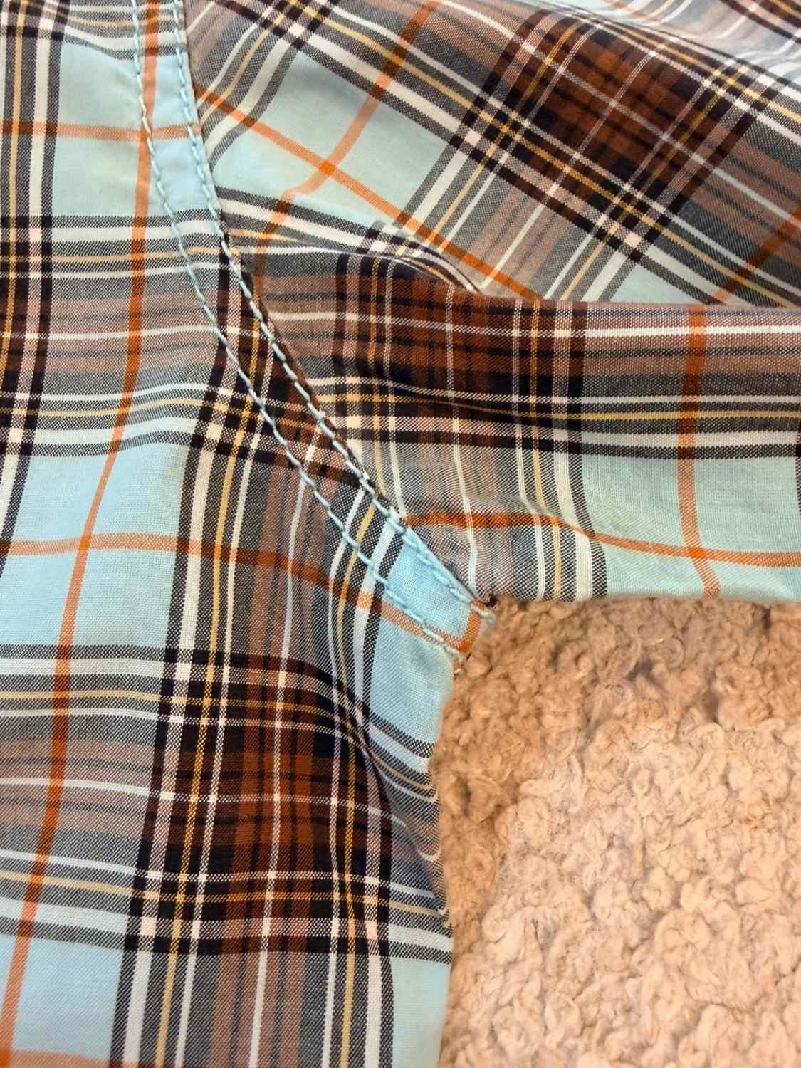 👖🔵 Camisa Hilfiger Denim a Cuadros Azul Claro/Marrón/Negro - Casual y Chic