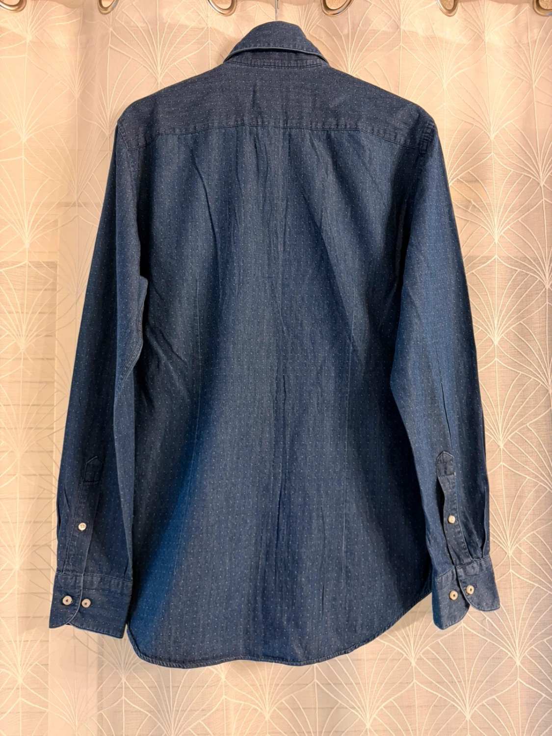 Chemise Tommy Hilfiger Slim Fit Marine à Motif - Chic & Moderne