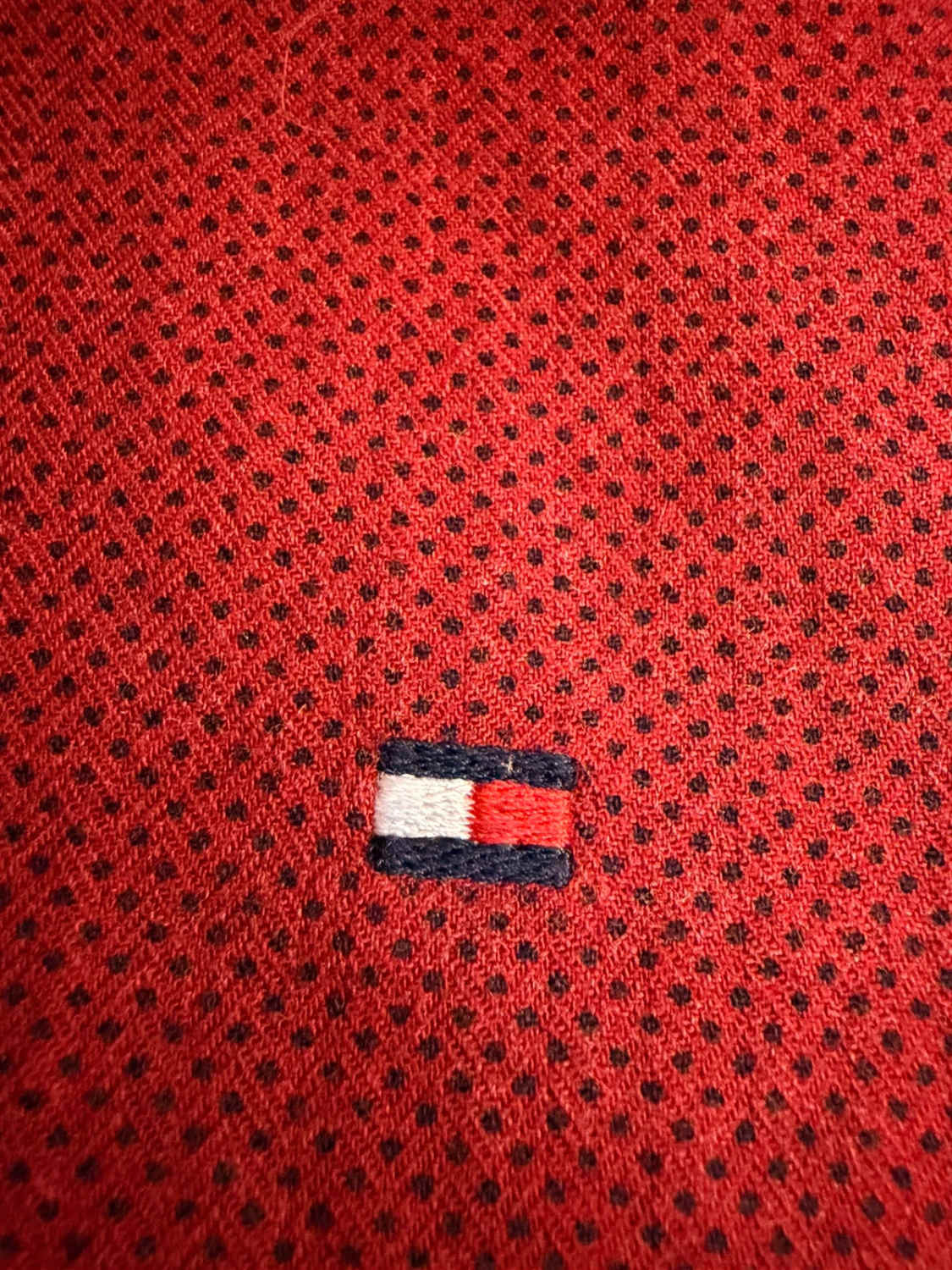 Camisa Tommy Hilfiger Regular Fit Burdeos