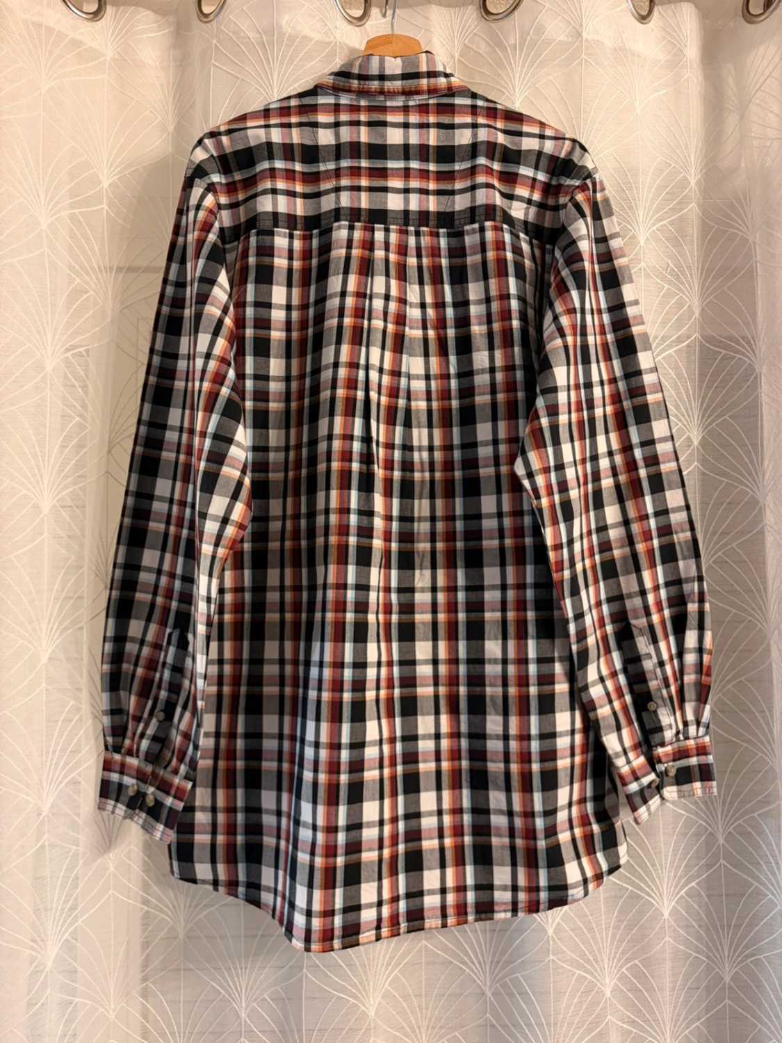 Camisa Wrangler Rugged Wear Resistente a Rugas xadrez