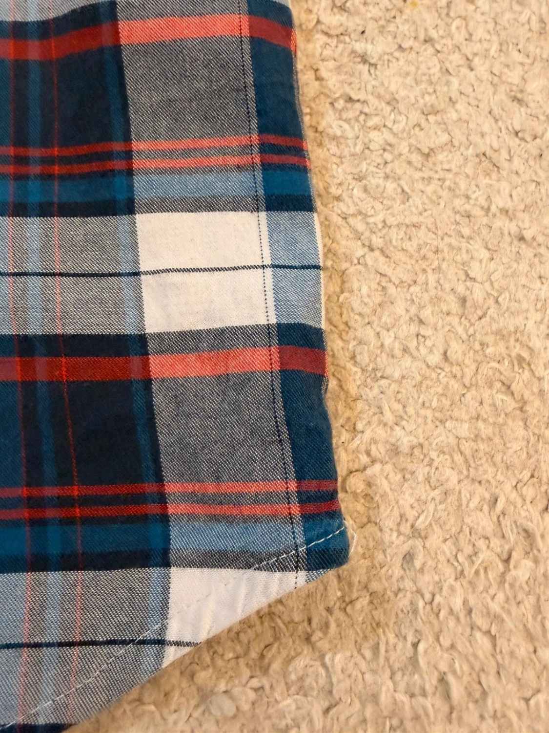🔵 Chemise Levi's à Carreaux Bleu/Blanc/Bordeaux - Classique Polyvalent - Taille M