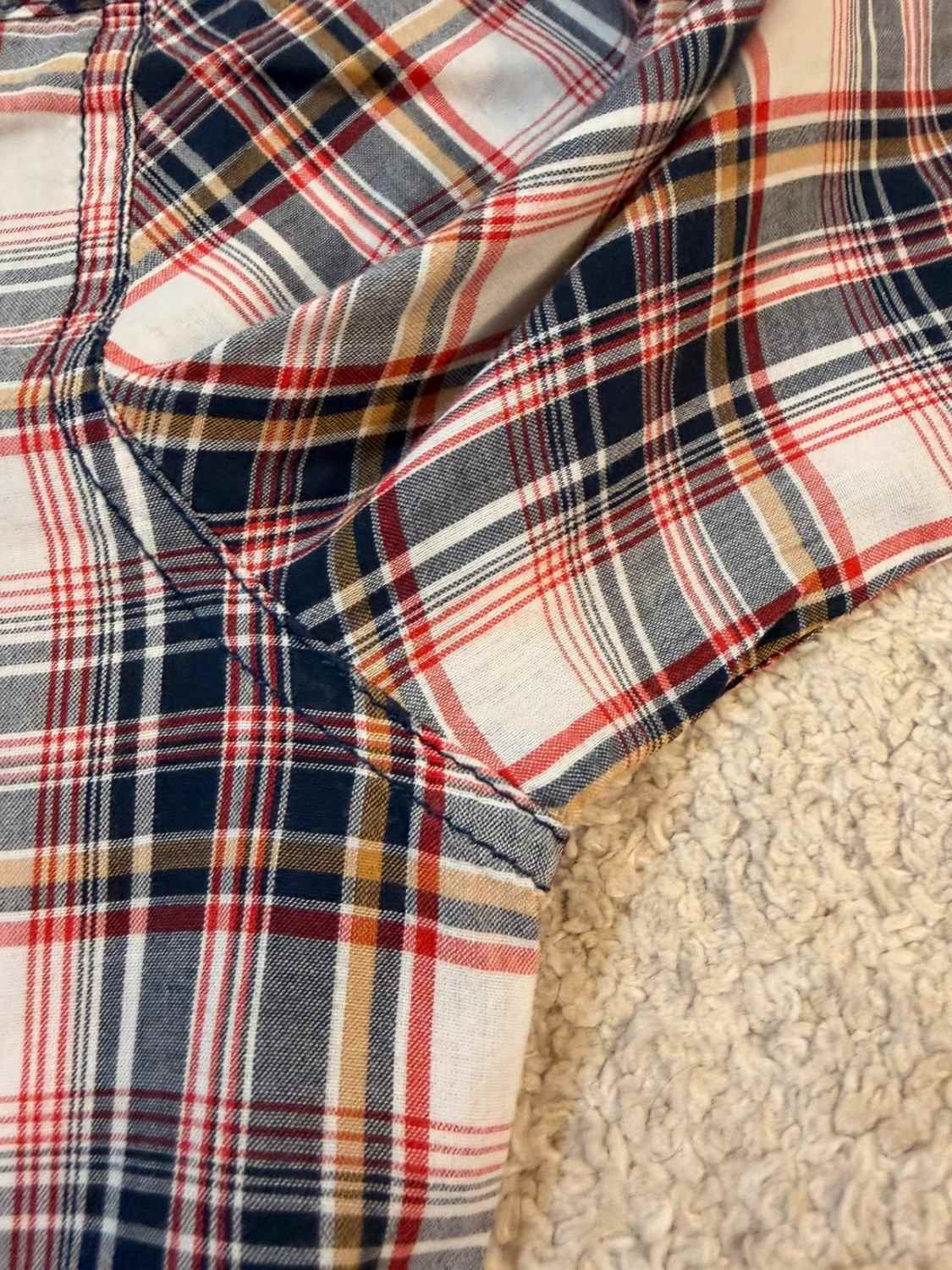 Lee Slim Fit Short Sleeve Plaid Shirt - Modern Western Style