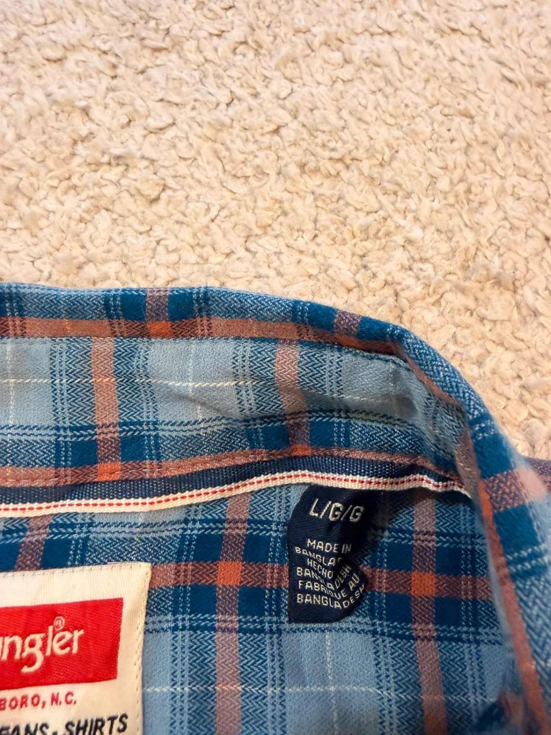 Chemise Wrangler à Carreaux Bleu Clair/Bleu/Marron - Fraîcheur & Élégance Naturelle