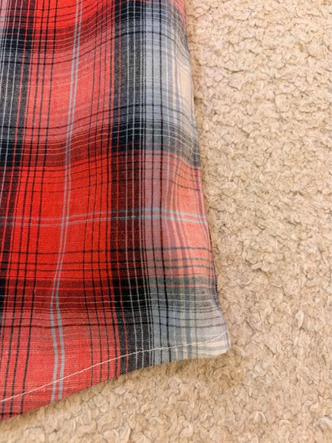 Chemise Wrangler à Carreaux Rouge/Bleu Clair/Noir - Dynamique & Confortable