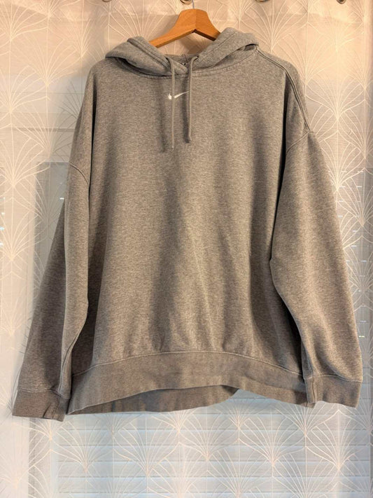 🐺 Sudadera con Capucha Nike Gris - Básica, Cómoda y Urbana