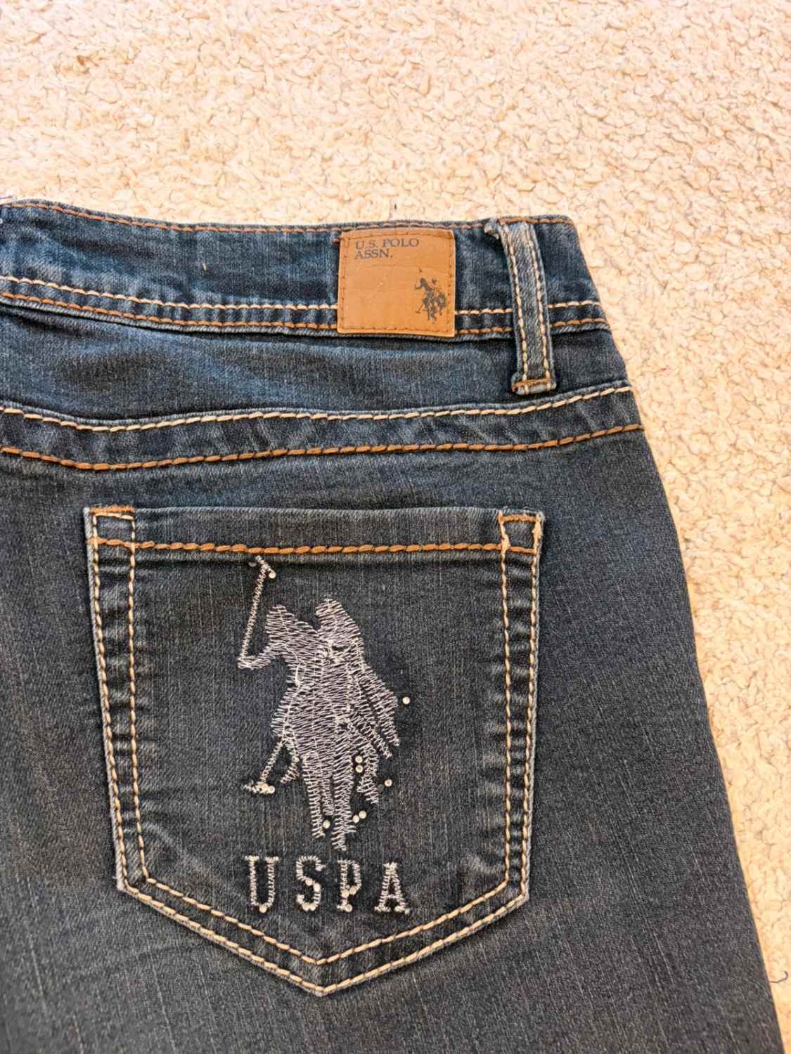 Jeans U.S. Polo ASSN 7/8 Marine - Taille 7/8 (M)