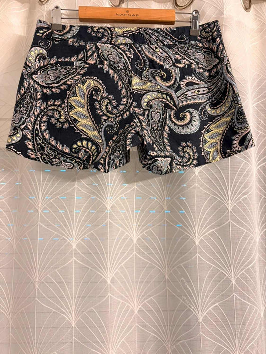 🍌🖤 Short Banana Republic Hampton Fit à Motif Jaune/Bleu - Élégance Estivale
