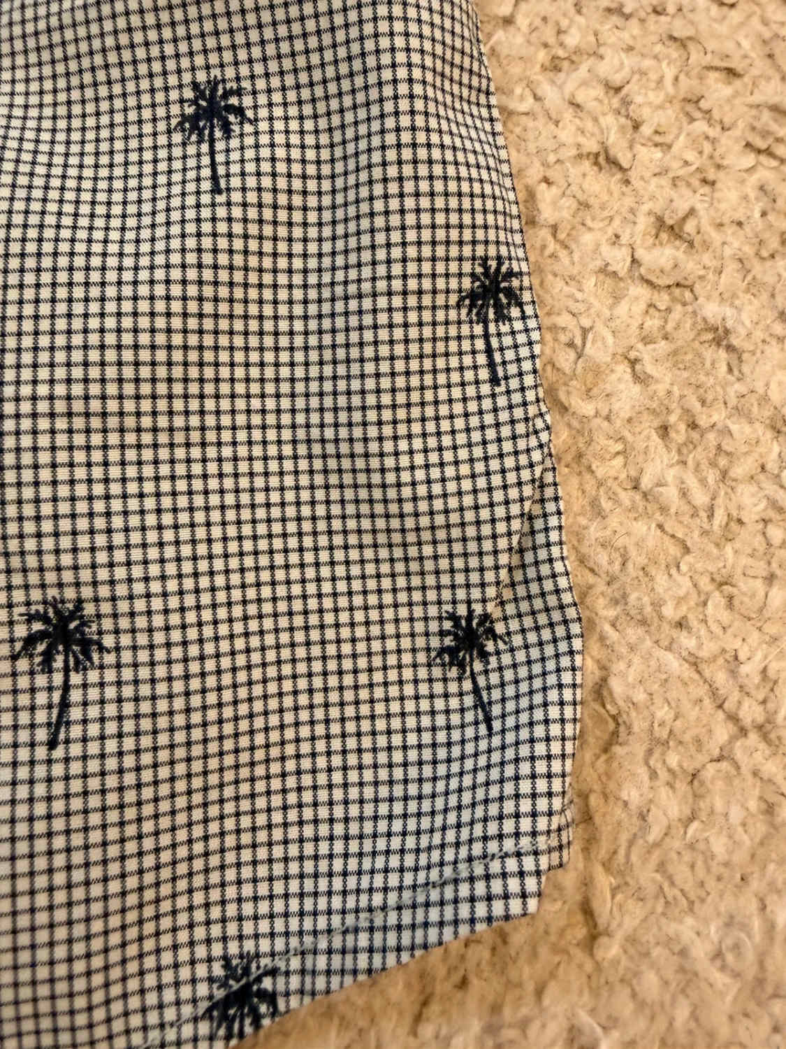 🔵 Chemise Banana Republic Slim Flex Fit à Carreaux Gris/Marine - Moderne & Élastique