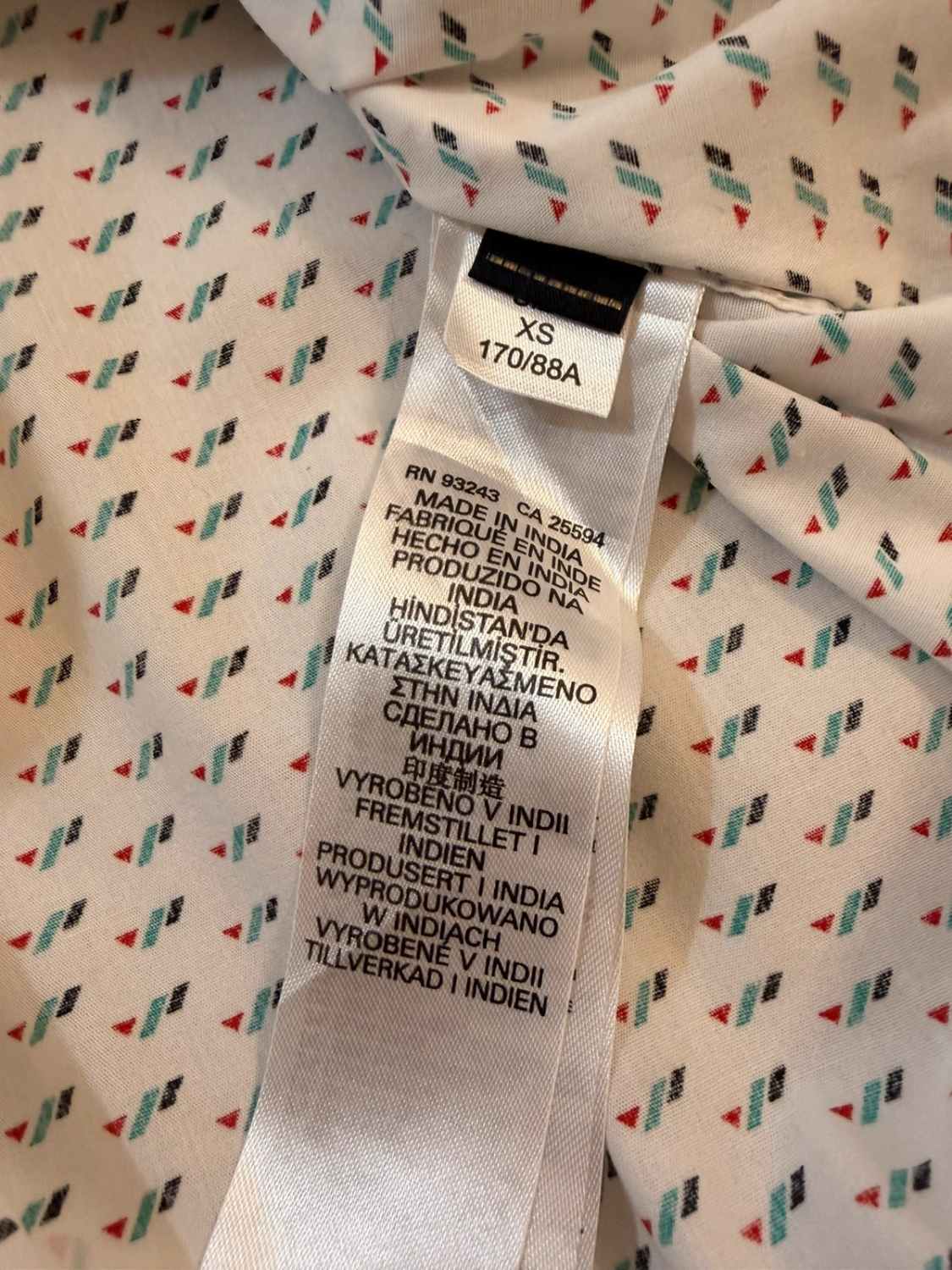 🎨 Chemise Diesel Blanc à Motif Coloré - Audacieuse & Branchée