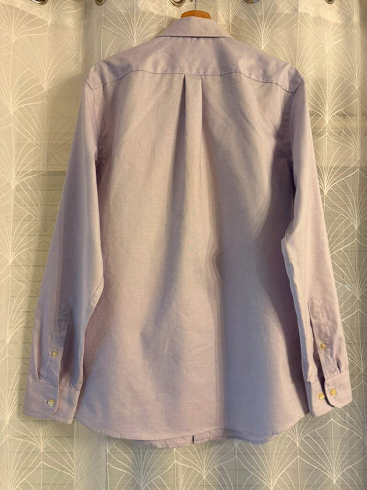 Chemise Banana Republic Relaxed Fit Lilas/Blanc - M