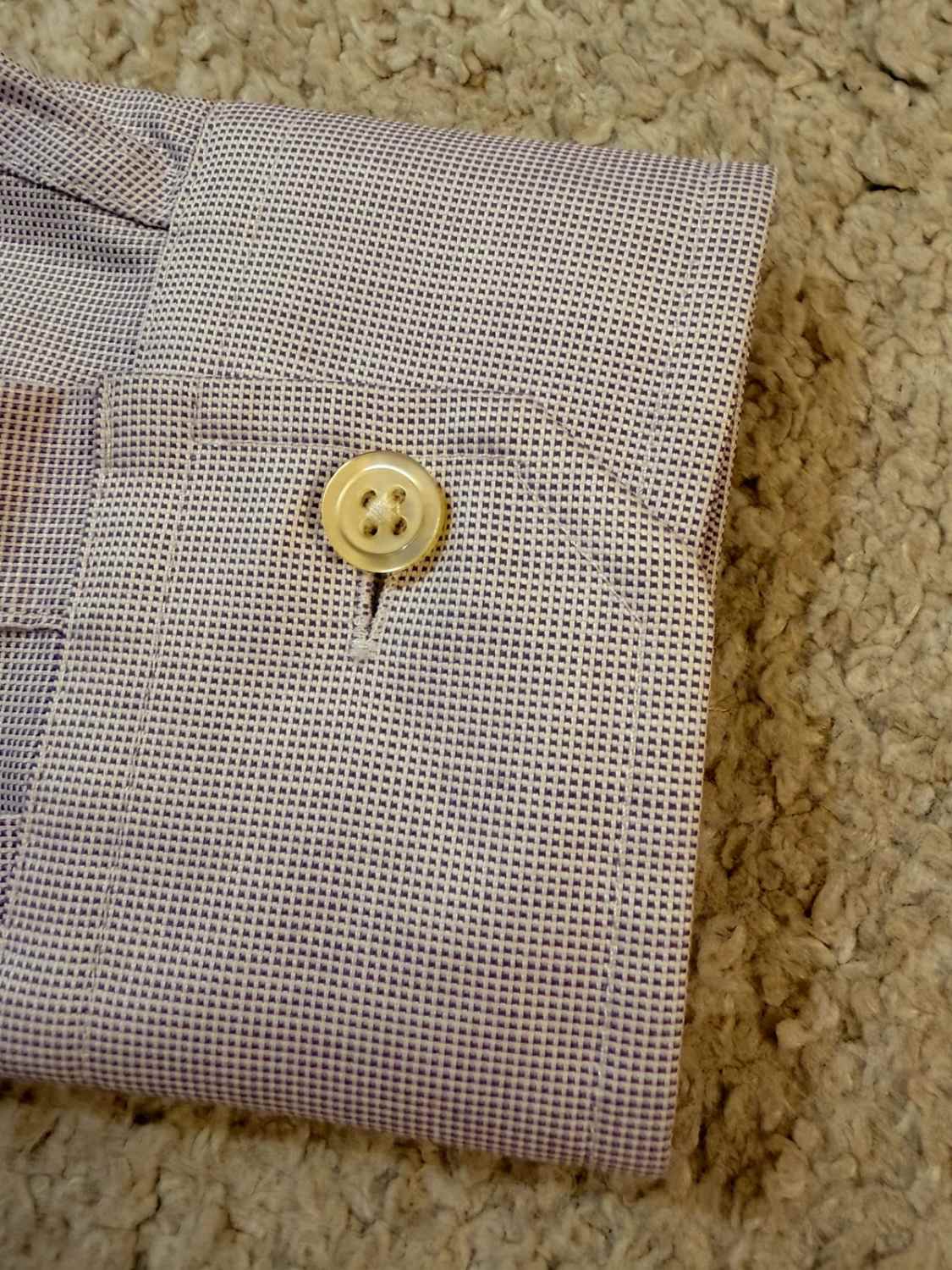 Camicia Banana Republic Relaxed Fit Lilla/Bianco - M