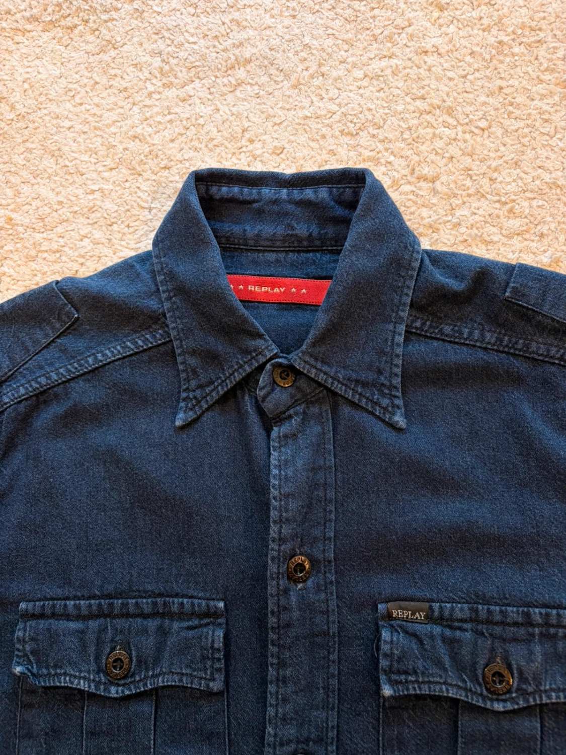Camicia Replay Jeans Marina - M