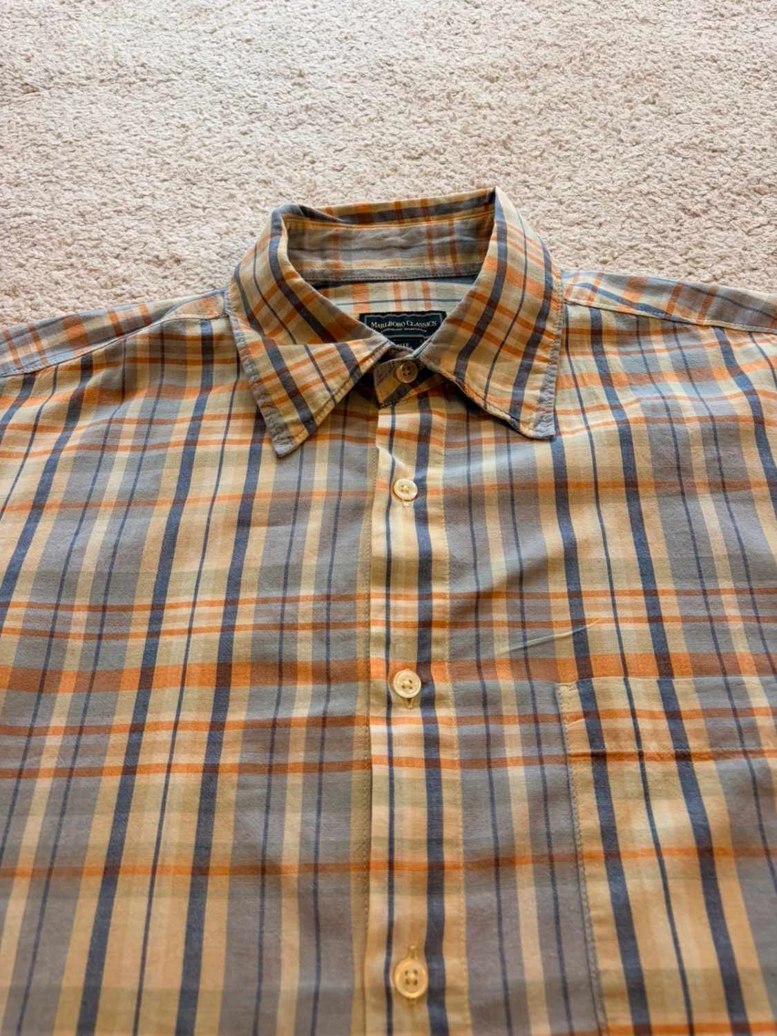 Marlboro Classics Plaid Shirt - L