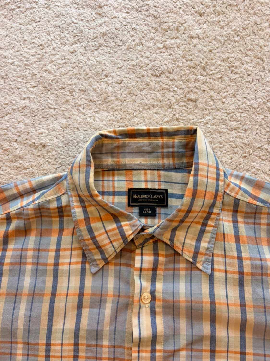 Marlboro Classics Plaid Shirt - L