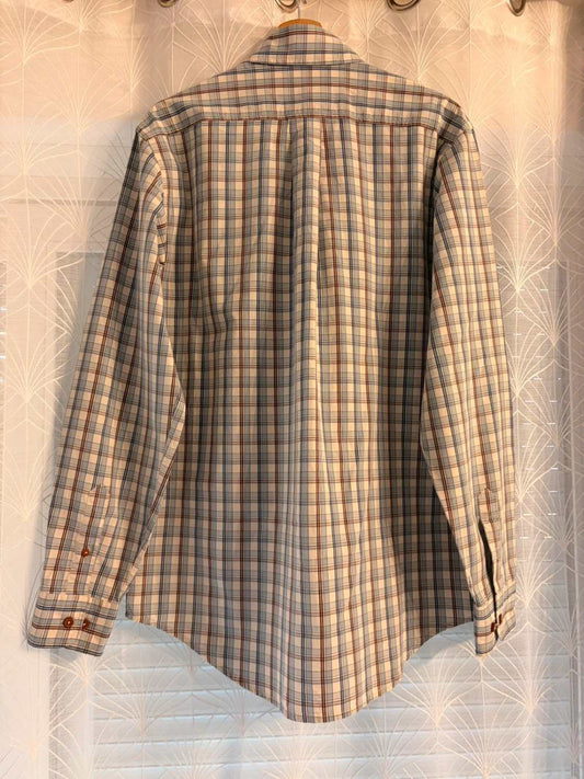 Camicia Marina Yachting a Quadri Blu Chiaro/Marrone - Stile Nautico