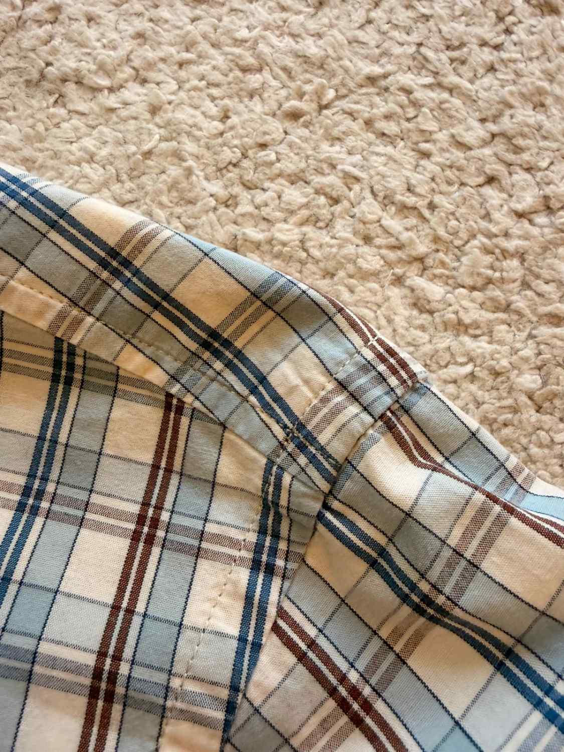 Camicia Marina Yachting a Quadri Blu Chiaro/Marrone - Stile Nautico