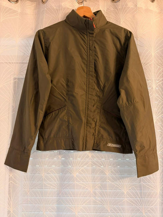 🤎 Veste Reebok Imperméable à Capuche Kaki - Protection & Style