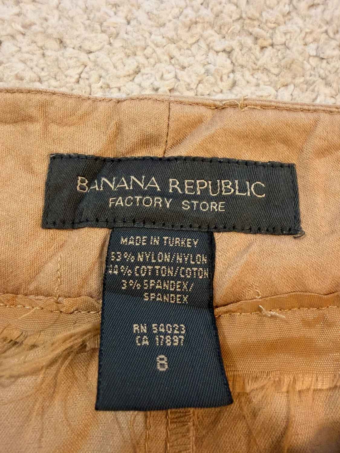 Jupe Banana Republic Factory Story Beige - Taille 8 (L)