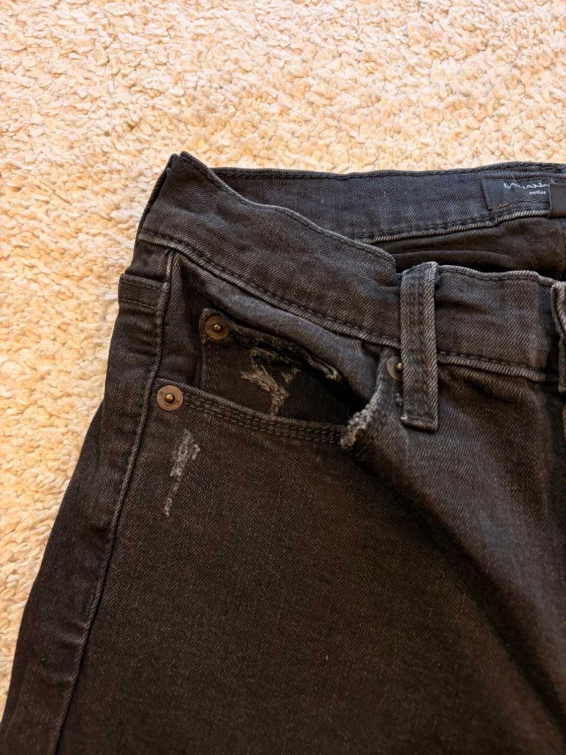 Jeans Banana Republic High Rise Skinny Troués - Taille W25