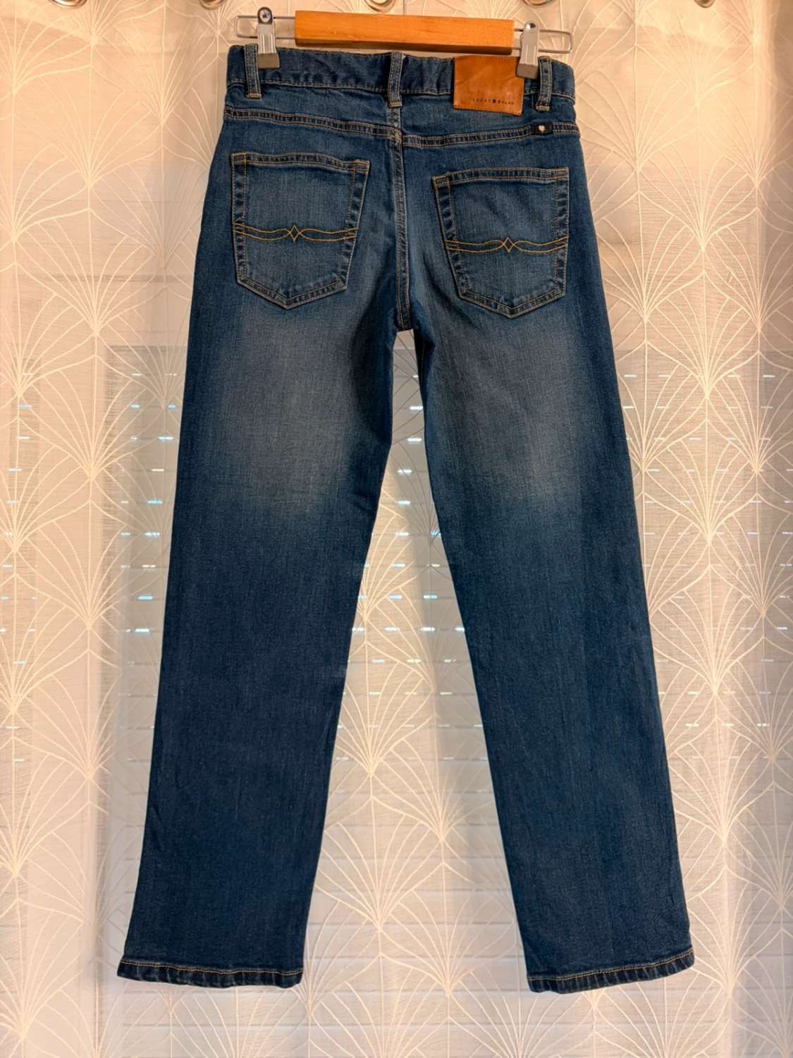🍀👖 Jeans Lucky Brand "Handcrafted Classic Straight" Bleu - Artisanat & Style