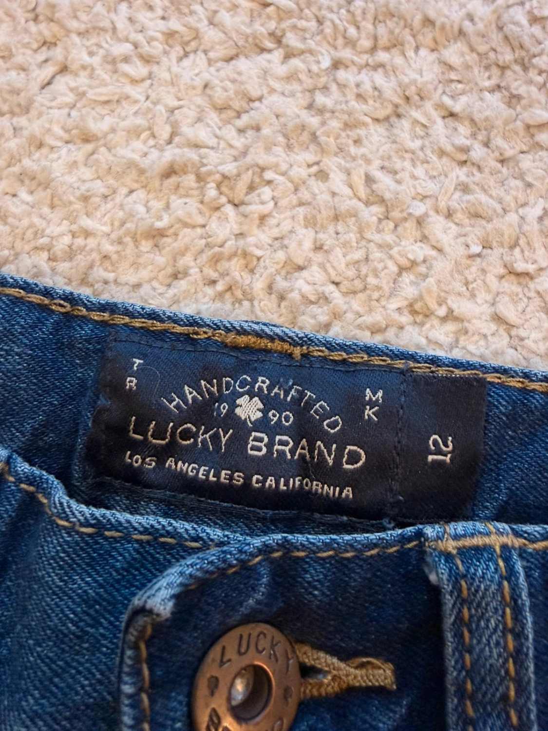 🍀👖 Jeans Lucky Brand "Handcrafted Classic Straight" Bleu - Artisanat & Style