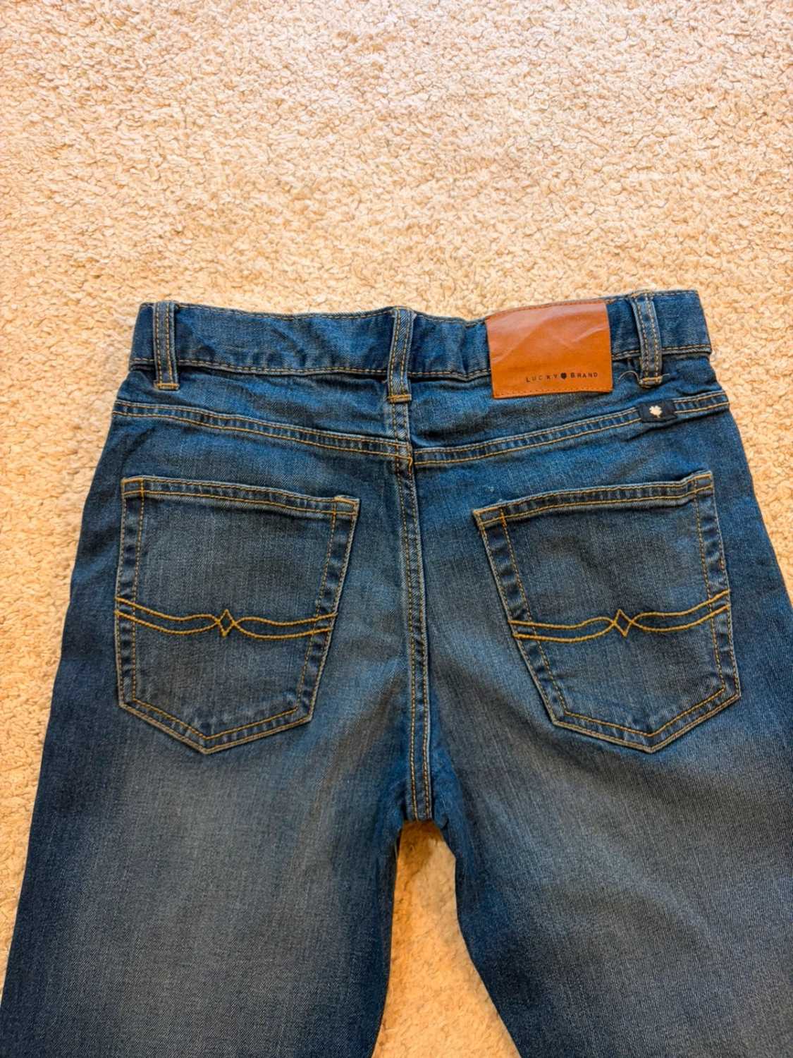 🍀👖 Jeans Lucky Brand "Handcrafted Classic Straight" Bleu - Artisanat & Style
