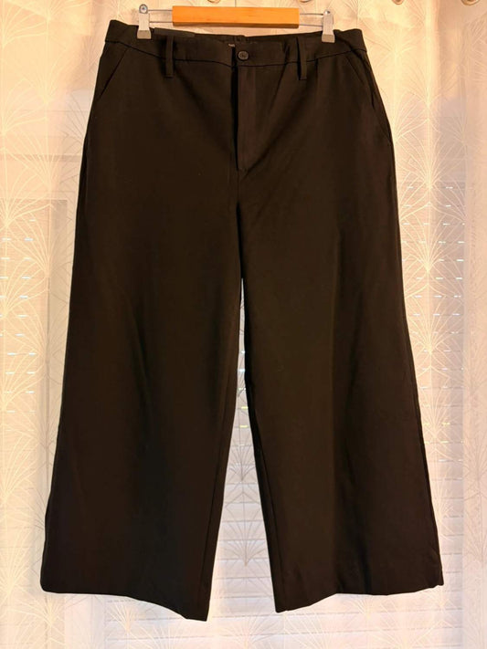 Pantalon Banana Republic Wide-Leg Crop Noir - XL