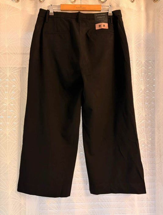 Pantalon Banana Republic Wide-Leg Crop Noir - XL