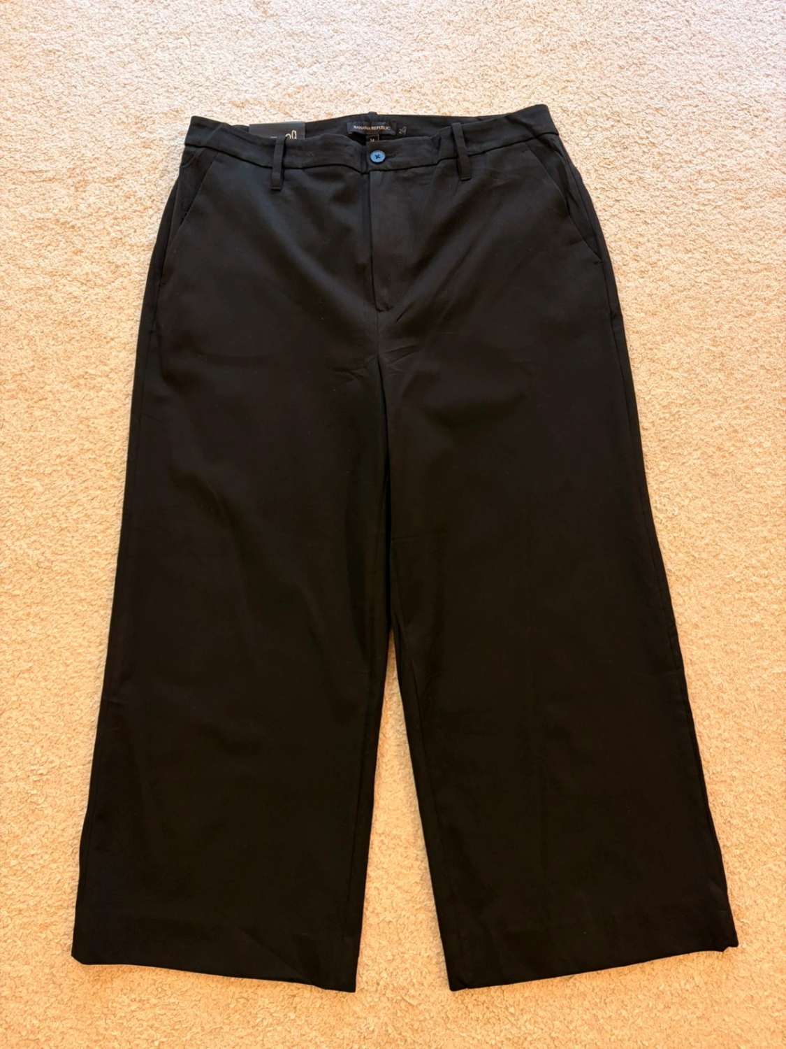 Pantalon Banana Republic Wide-Leg Crop Noir - XL (Neuf)
